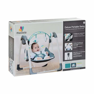 Mastela Deluxe Portable Swing thumbnail Mastela Deluxe Portable Baby Swing